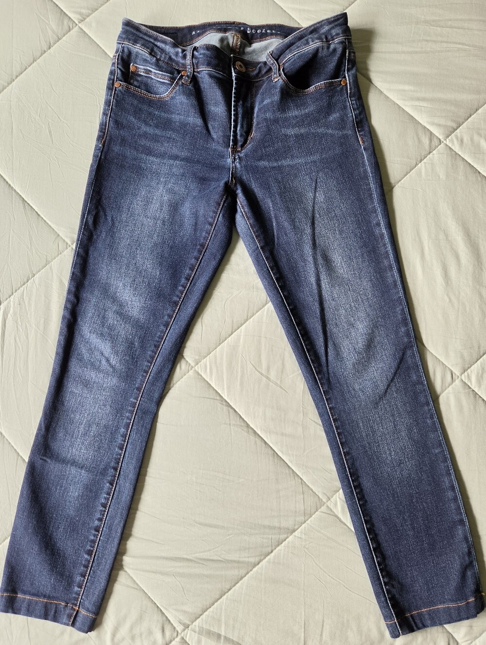 Articles of Society Sarah Mid Rise Skinny Jeans, West End Wash, 27